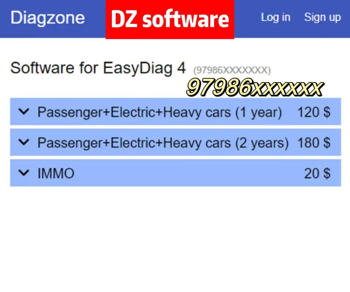 Diagzone Pro Ʈ  Ʈ , Easydiag 4, TD(97986), Golo Master 4(97977), 1  2 